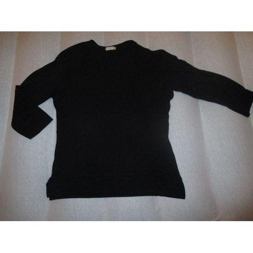 Tee-Shirt Manches Longues 3/4 Etam Taille 40 Noir