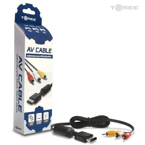 Câble Video Av Pour Console Sony Playstation 3, 2 Et 1 (Ps3, Ps2, Ps1)