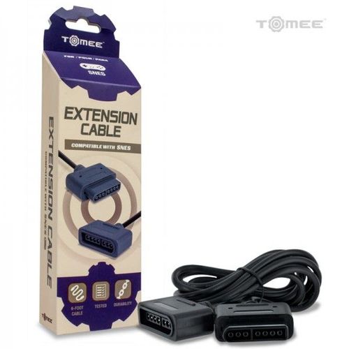 Câble Rallonge Extension Tomee Pour Manette De Jeu Sur Console Super Nintendo Snes