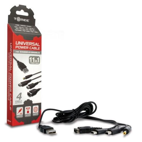 Câble Chargeur Usb Universel 11 En 1 Tomee Pour Console Nintendo 2ds, 3ds Xl, Dsi, Gba Sp, Sony Psp...
