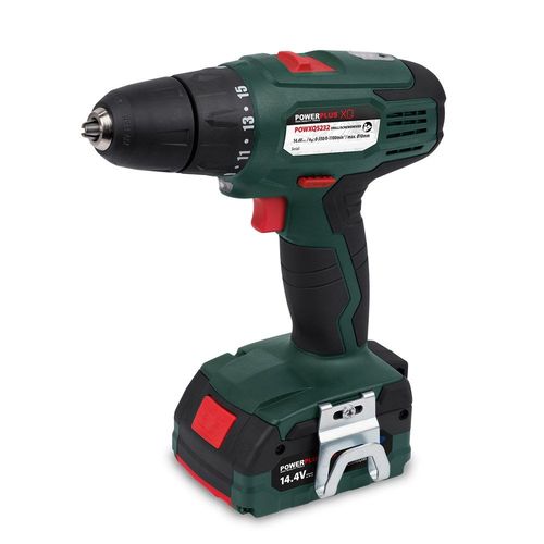 POWERPLUS Perceuse visseuse sans fil 14,4V + 2 batteries - POWXQ5232