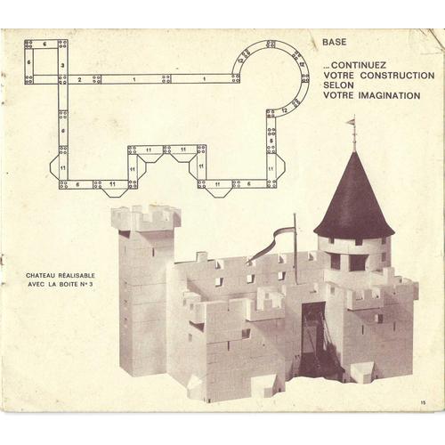Jeu De Construction Château-Fort Des Années 70