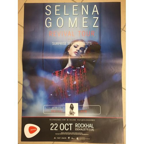 Selena Gomez - Revival Tour 2016 - Affiche / Poster Envoi En Tube - 60x80 Cm