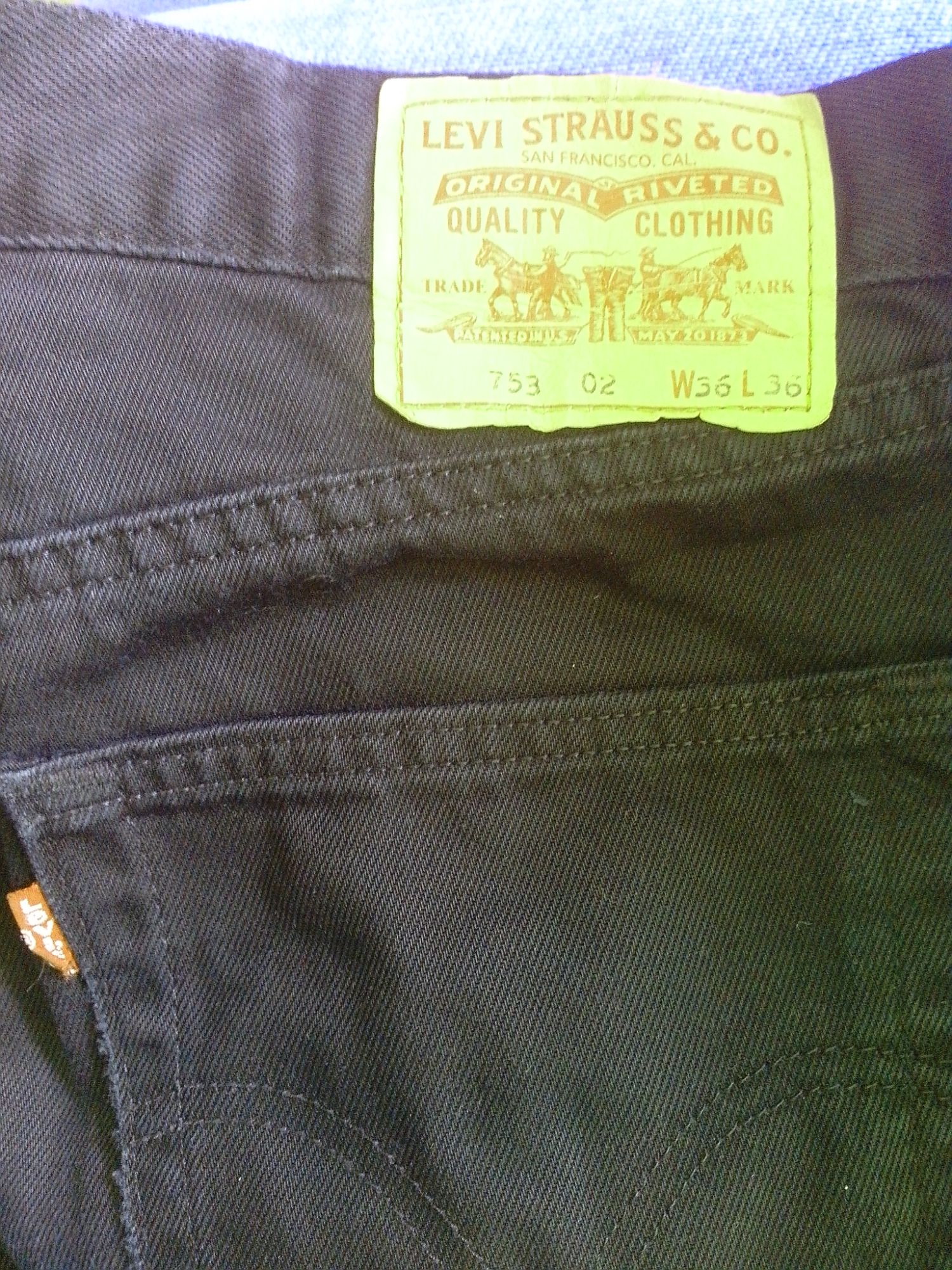 Jean Levi's 753 Jean 46 Noir