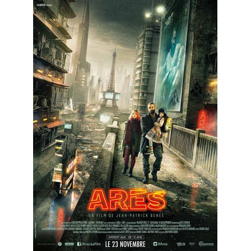 Arès - Véritable Affiche De Cinéma Pliée - Format 40x60 Cm - De Jean-Patrick Benes Avec Ola Rapace, Eva Lallier, Micha Lescot, Thierry Hancisse, Hélène Fillières, Ruth Vega Fernandez - 2016