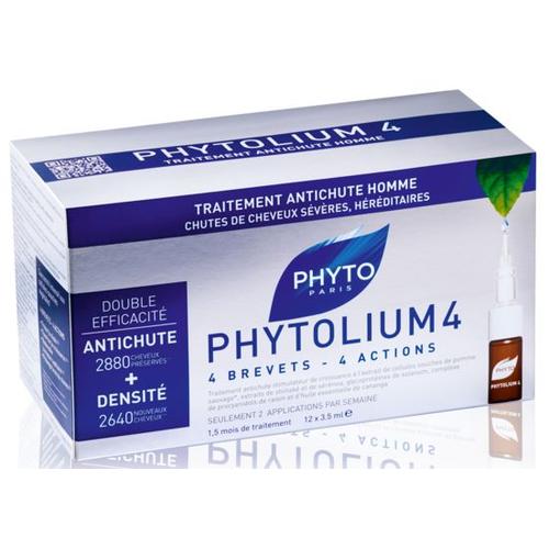 Phytosolba Phytolium 4 Traitement Antichute Ampoules 12x3,5ml 