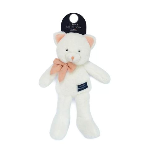 Mailou - Peluche Doudou - Chat Blanc Pacha - 30 Cm