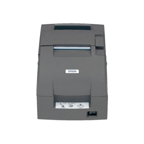 Epson TM U220D - Imprimante de reçus - deux couleurs (monochrome) - matricielle - Rouleau (7,6 cm) - 17,8 cpi - 9 pin - jusqu'à 6 lignes/sec - capacité : 1 inclinaison - série - gris foncé