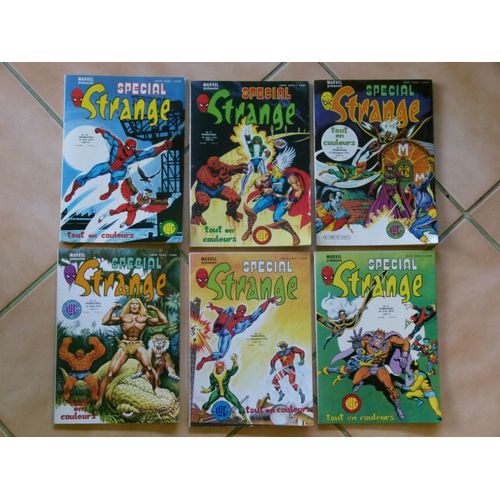 Lot De 6 Special Strange