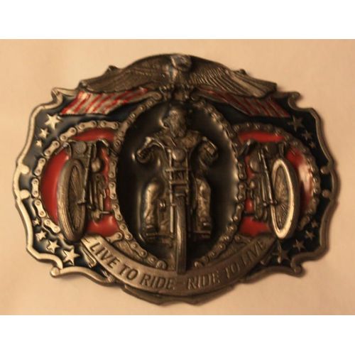 Boucle De Ceinture Usa Live To Ride