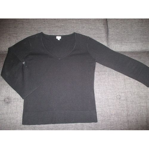 Pull Etam Col V Noir Taille 40
