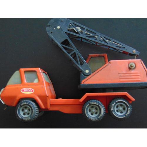 Camion Grue Articule Tonka En Metal Et Plastique