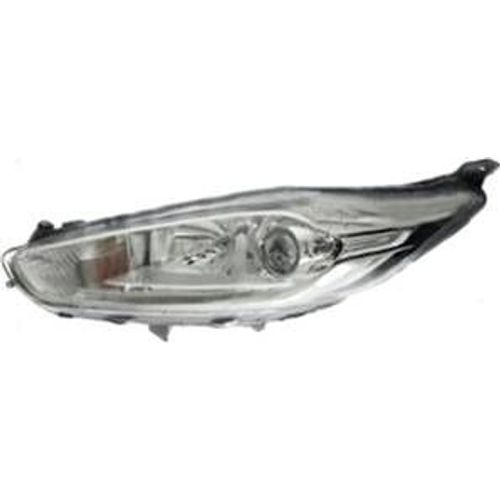 Phare Optique Avant Gauche Pour Ford Fiesta Vi Phase 2 Depuis 2013 , H7+H15, Fond Chromé, Neuf