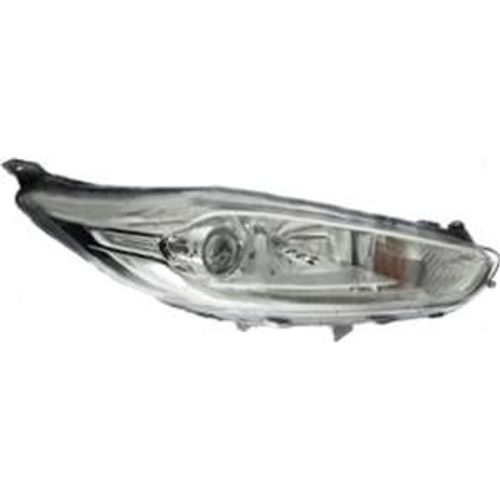 Phare Optique Avant Droit Pour Ford Fiesta Vi Phase 2 Depuis 2013 , H7+H15, Fond Chromé, Neuf