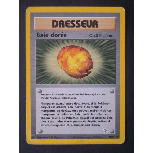 Dresseur Baie Dorée - Neo Genesis - 93/111