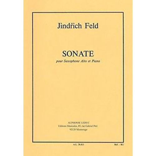 Sonate Pour Saxophone Alto Et Piano