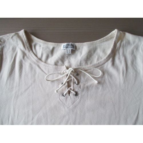 Tee Shirt " Lacet " Etam Taille 42