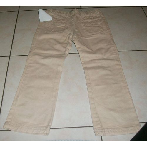 Pantalon In Extenso Coton 5 Ans Beige ....