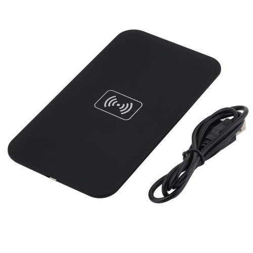 Universal Qi Wireless Power Charging Pad Cellphnone Avec Nero Câble D'alimentation Usb - Noir Chargeur De Téléphone Sans Fil