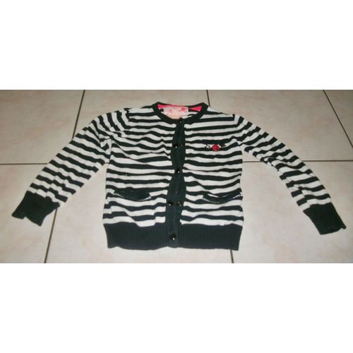 Gilet Style Marin À Rayures Nky Taille 5 Ans 