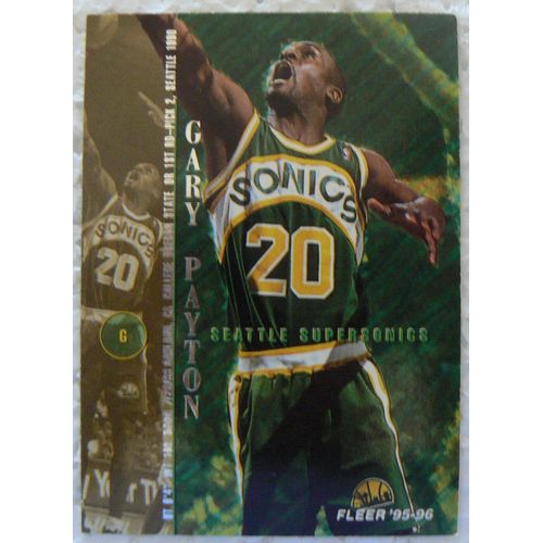 Gary Payton - Fleer 95-96 - N°180
