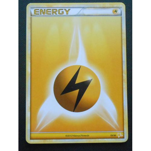 Energy Electrique 15/30 - Trainer Kit - Heartgold Soulsilver - Raichu - Vf