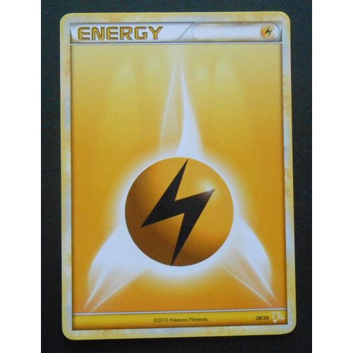 Energy Electrique 28/30 - Trainer Kit - Heartgold Soulsilver - Raichu - Vf