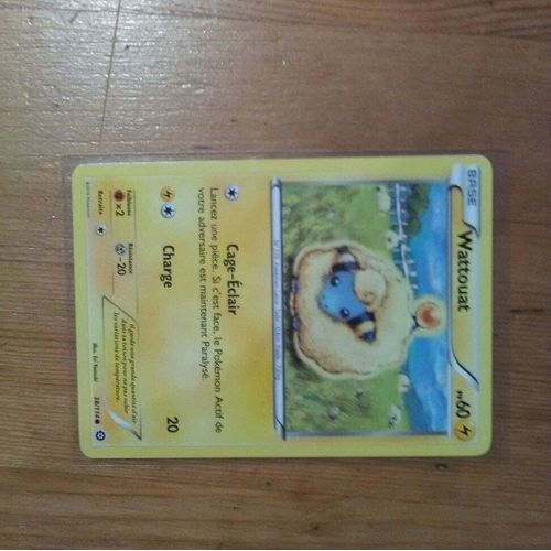 Carte Pokémon Wattouat 38/114 Offensive Vapeur 