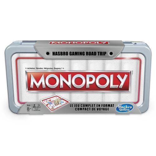 Monopoly - Le Jeu Complet En Format Compact De Voyage - Hasbro