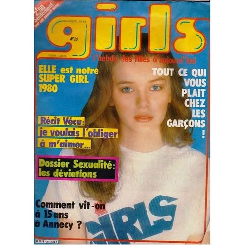 Girls 20 1980 Super Patrick Hernandez, Balavoine, Allain/Clayderman/Marie Trintignant/Parillaud/Julie Des Clodettes/Pub Gabrielle Lazure/Bruno Guillain/Mitchell/Sardou/Pierre Richard/Sheila/Dutronc