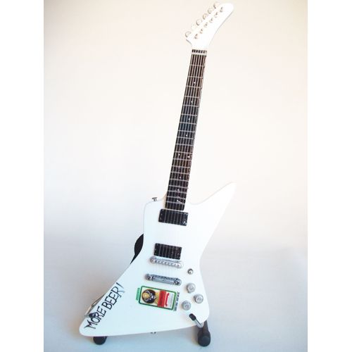 Guitare Miniature Explorer More Beer De James Hetfield De Metallica