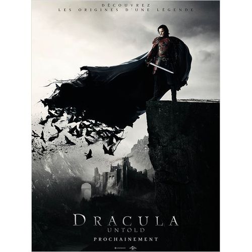 Dracula Untold -Véritable Affiche De Cinéma Roulée - Format 40x60 Cm - De Gary Shore Avec Luke Evans, Sarah Gadon, Dominic Cooper, Samantha Barks, Art Parkinson, Paul Kaye, Zach Mcgowan - 2014