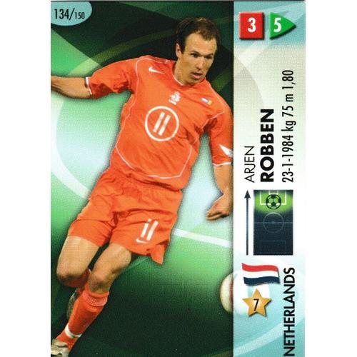 N° 134 - Carte Panini Foot Germany 2006 - Arjen Robben - Netherlands