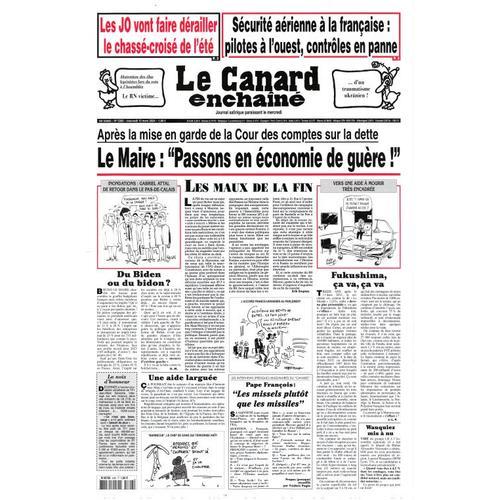 Le Canard Enchainé N° 5392 "Le Maire : Passons En Économie De Guère !"