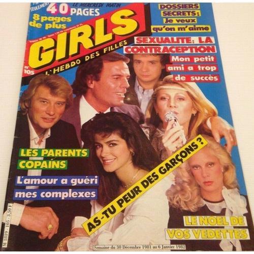 Girls 105 1982 Babette Etienne Hallyday/Sheila/Sardou/Vartan/Caroline Gerard Lenorman/Chantal Goya/Dave/Mitchell