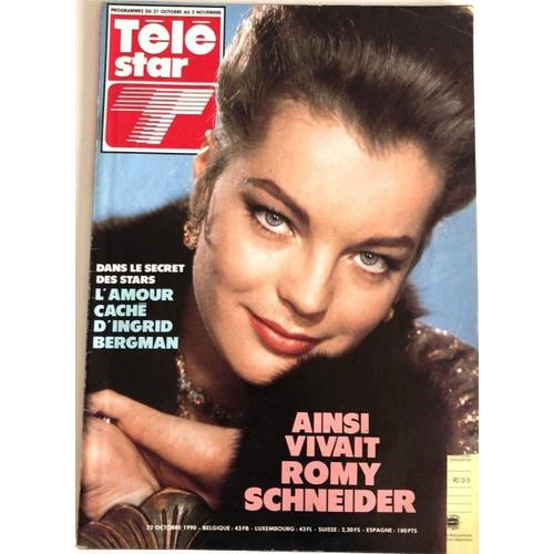 Tele Star 736 1990 Romy Schneider/Lino Ventura/Greco/Catherine Alric/El Chato/Martin Sheen