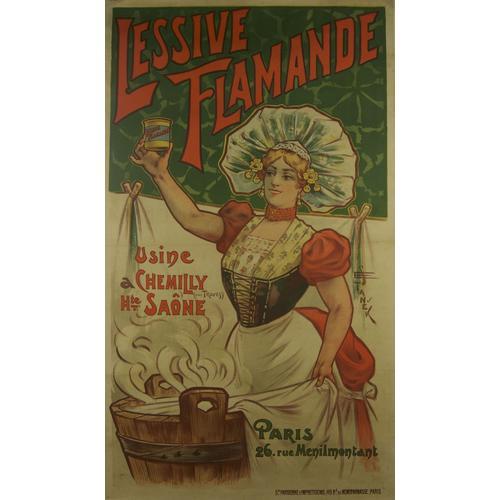 Affiche Lessive Flamande Chemilly