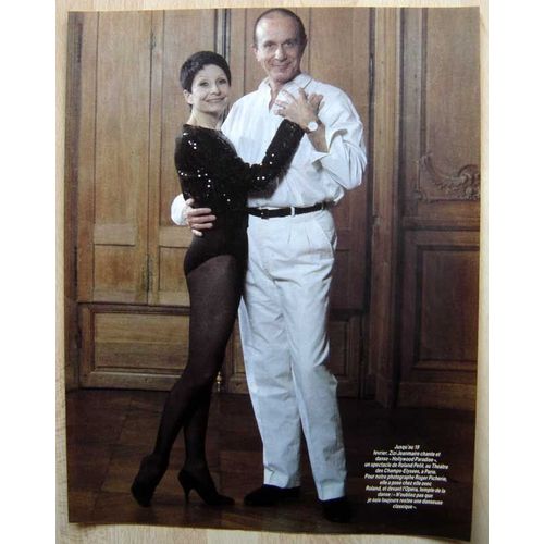 Paris Match N°1862, Coupure De Presse, Zizi Jeanmaire, Roland Petit