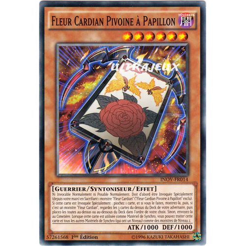 Yu-Gi-Oh! - Inov-Fr014 - Fleur Cardian Pivoine À Papillon - Commune