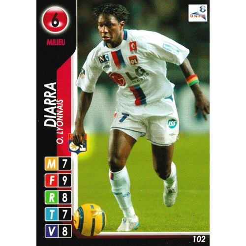 N° 102 - Carte Panini Foot Derby Total 2004 / 2005 - Diarra - Lyon