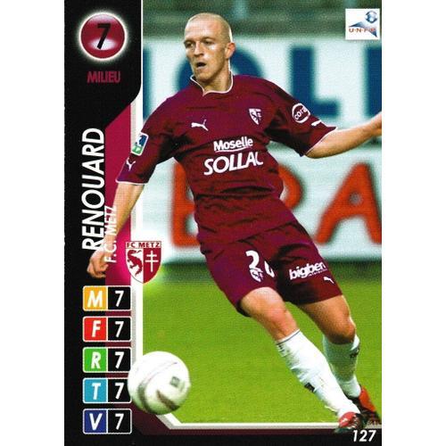 n° 127 - carte panini foot derby total 2004 / 2005 - renouard