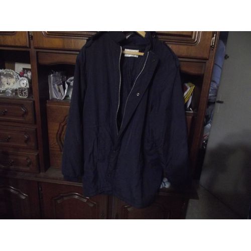 Manteau Patrol Hiver Polyester Xl Bleu Marine