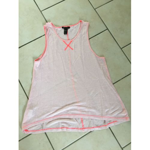Débardeur Mango Coton S Rose