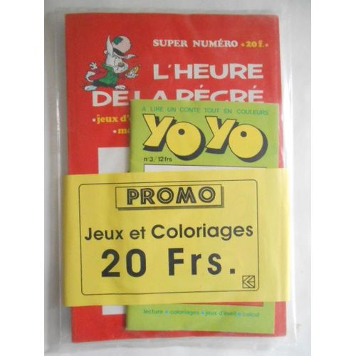 Lot De 3 Revues Enfant - Jeux D'éveil Et Coloriages Pour -De 6ans