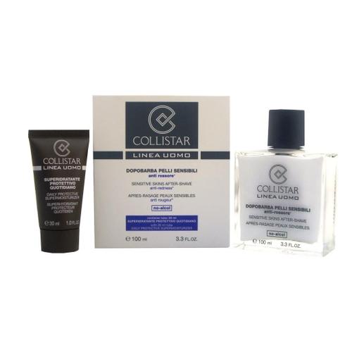 Collistar Sensitive Skins Aftershave 100ml + Daily Protector Supermoisturiser 30ml 