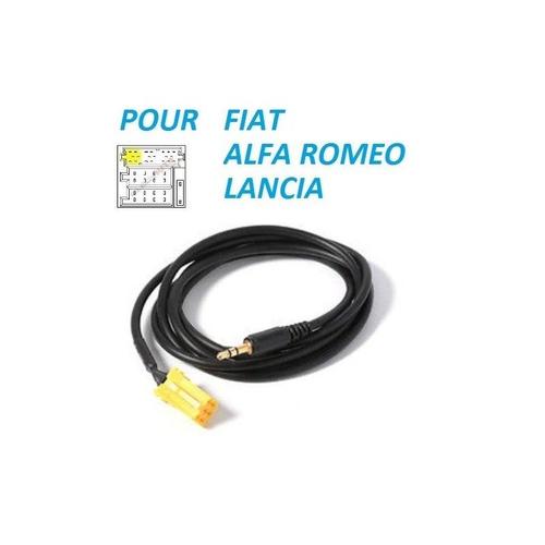 Cable jack auxiliaire mp3 audio autoradio alfa romeo mito - skyexpert