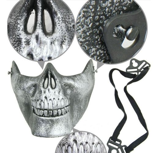 Masque Costume Party Airsoft Skull Motorcycle Skeleton Demi Masques