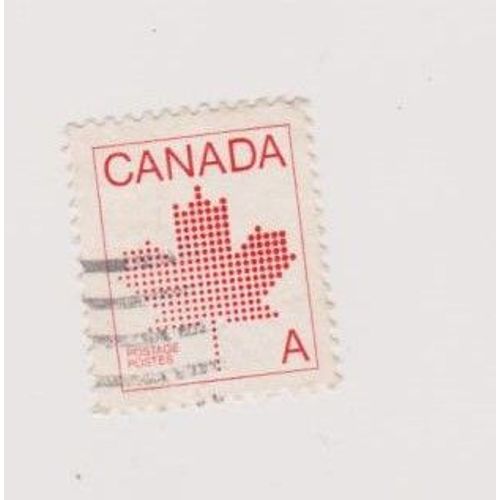 Timbre Canada Feuille D'érable Courant 