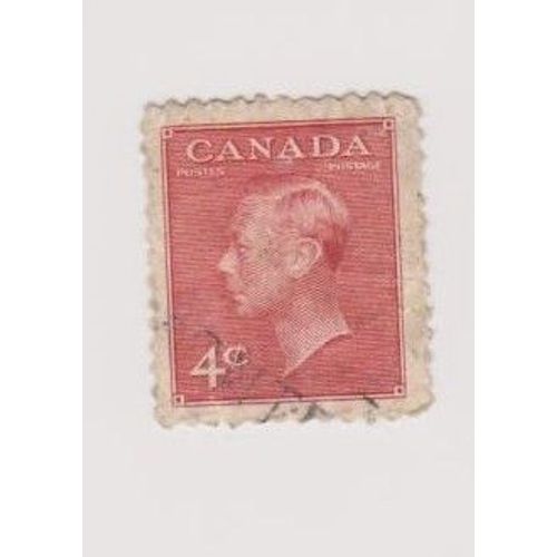 Timbre Canada Canadien Georges Vi 1950 