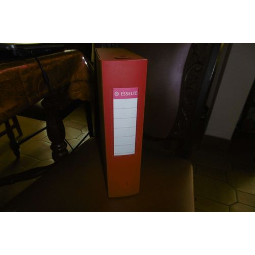 Esselte Boite De Classement Polypropylène Dos 80mm Rouge 847304